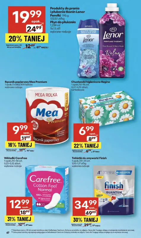 Delikatesy Centrum - gazetka promocyjna Gazetka  do środy 24.09 - strona 47