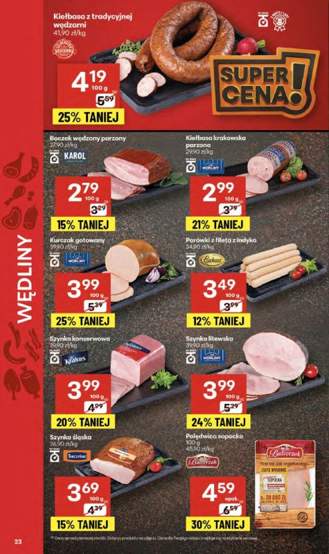 Delikatesy Centrum - gazetka promocyjna Gazetka  do środy 24.09 - strona 23