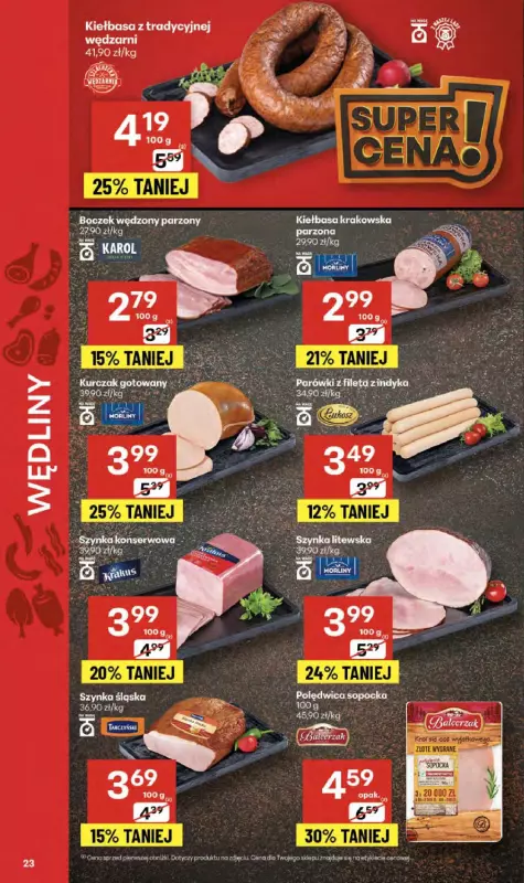 Delikatesy Centrum - gazetka promocyjna Gazetka  do środy 24.09 - strona 23