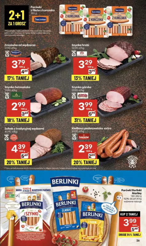 Delikatesy Centrum - gazetka promocyjna Gazetka  do środy 24.09 - strona 26