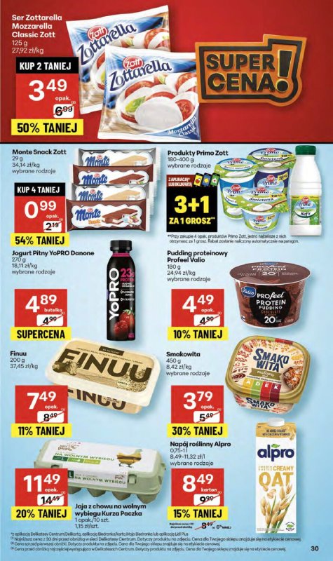 Delikatesy Centrum - gazetka promocyjna Gazetka  do środy 24.09 - strona 30