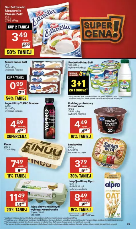 Delikatesy Centrum - gazetka promocyjna Gazetka  do środy 24.09 - strona 30
