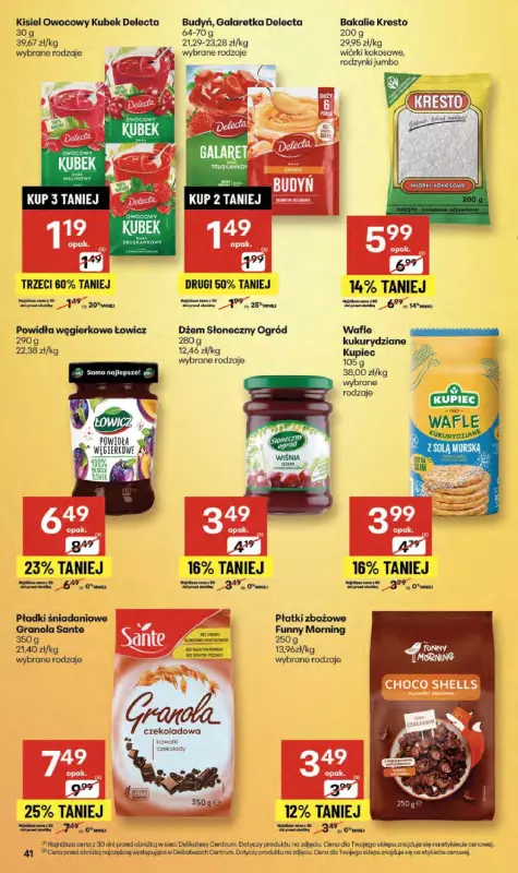 Delikatesy Centrum - gazetka promocyjna Gazetka  do środy 24.09 - strona 41