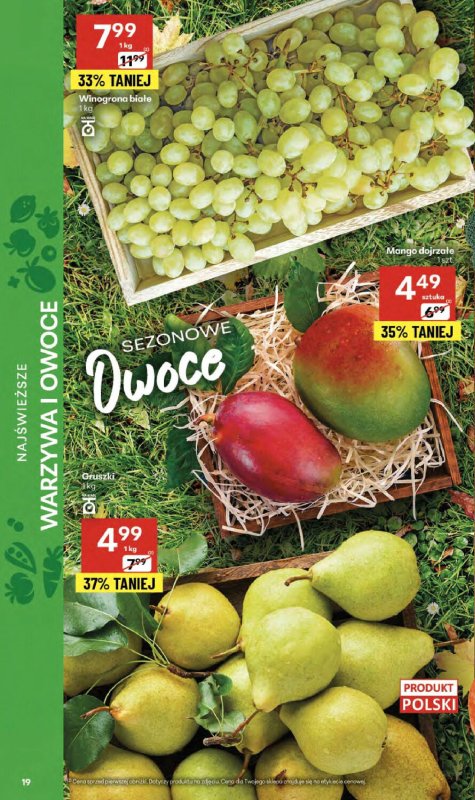 Delikatesy Centrum - gazetka promocyjna Gazetka  do środy 24.09 - strona 19