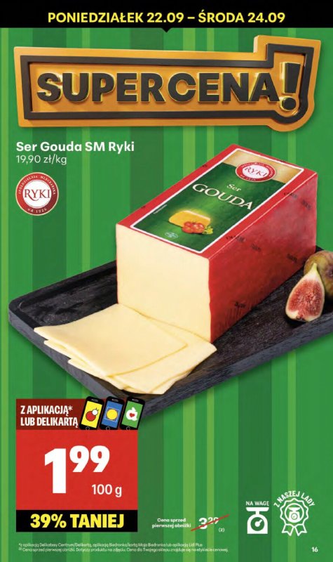 Delikatesy Centrum - gazetka promocyjna Gazetka  do środy 24.09 - strona 16
