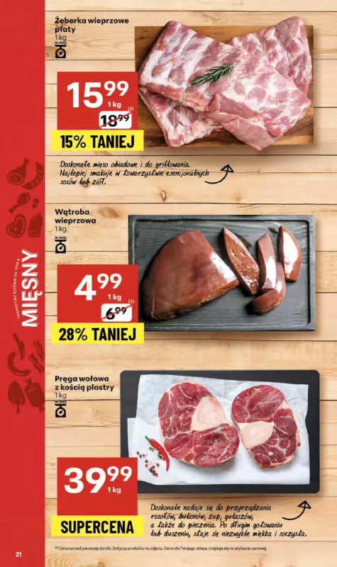 Delikatesy Centrum - gazetka promocyjna Gazetka  do środy 24.09 - strona 21