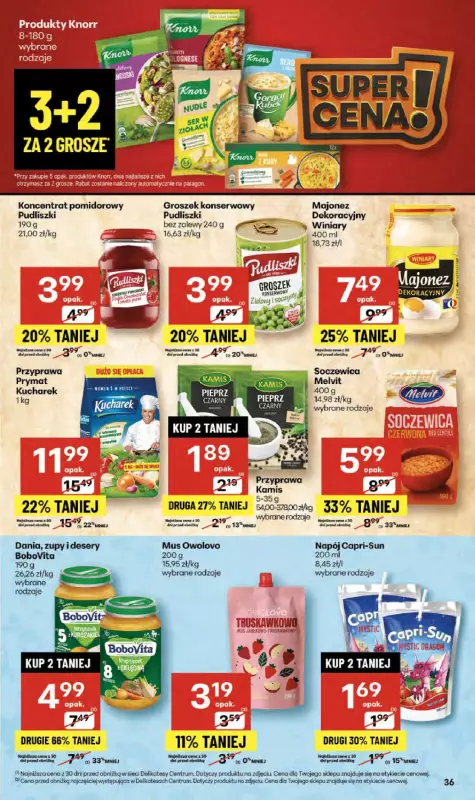 Delikatesy Centrum - gazetka promocyjna Gazetka  do środy 24.09 - strona 36