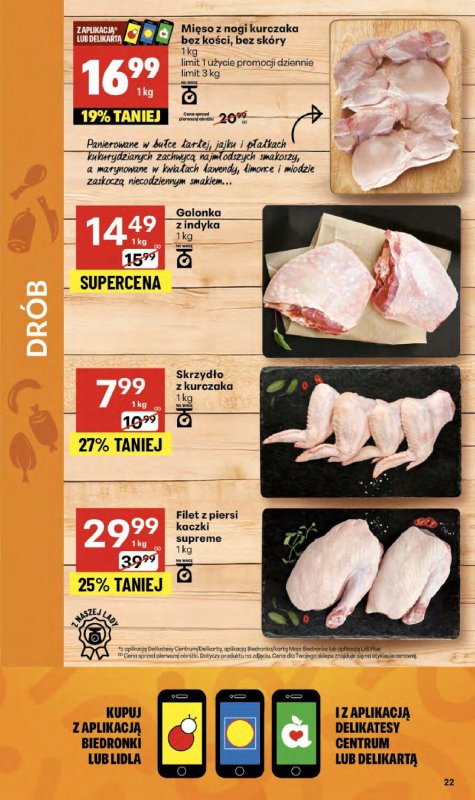 Delikatesy Centrum - gazetka promocyjna Gazetka  do środy 24.09 - strona 22