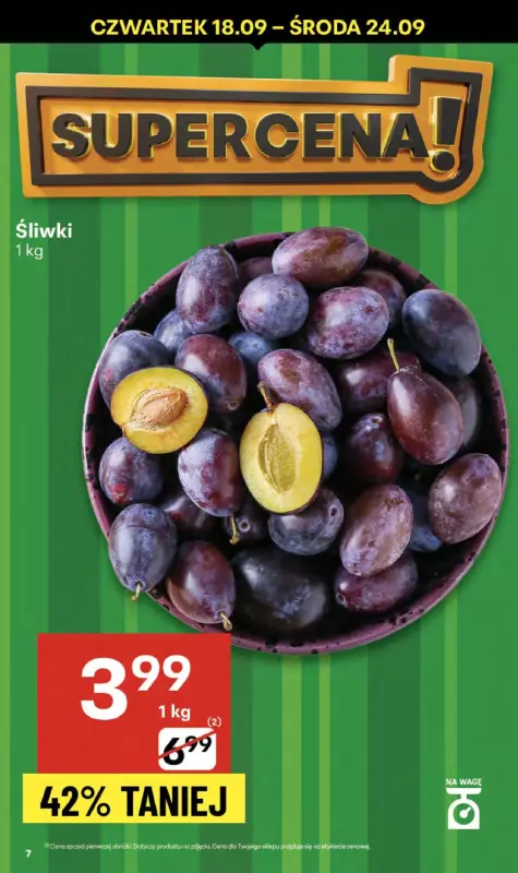 Delikatesy Centrum - gazetka promocyjna Gazetka  do środy 24.09 - strona 7