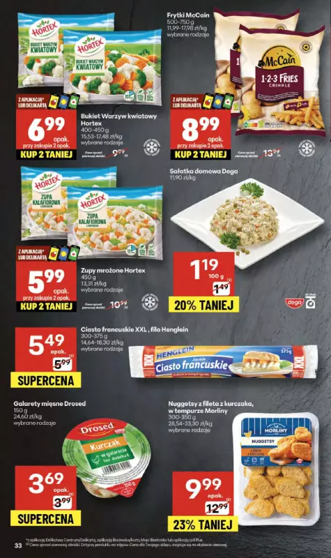 Delikatesy Centrum - gazetka promocyjna Gazetka  do środy 24.09 - strona 33