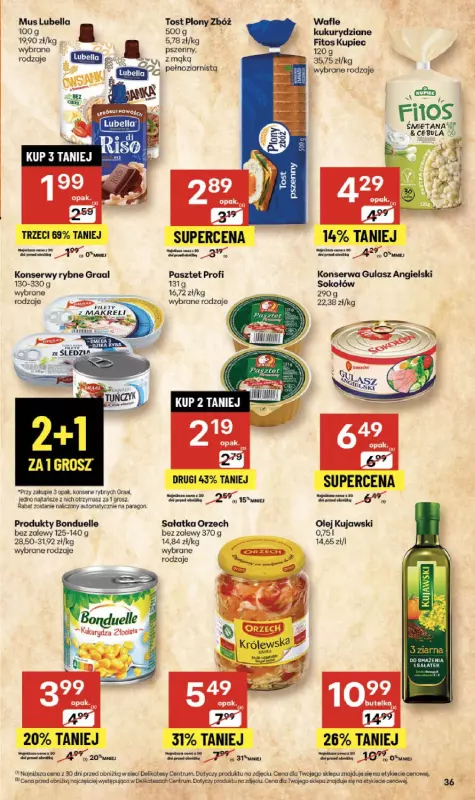 Delikatesy Centrum - gazetka promocyjna Gazetka  do środy 01.10 - strona 36
