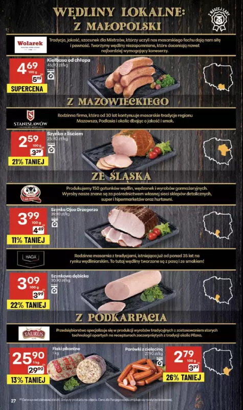 Delikatesy Centrum - gazetka promocyjna Gazetka  do środy 01.10 - strona 27