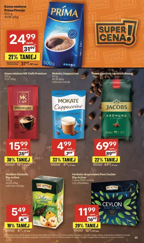 Delikatesy Centrum - gazetka promocyjna Gazetka  do środy 01.10 - strona 42
