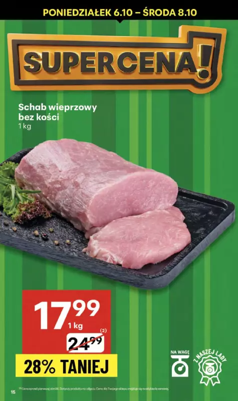 Delikatesy Centrum - gazetka promocyjna Gazetka  do środy 08.10 - strona 15