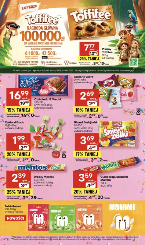 Delikatesy Centrum - gazetka promocyjna Gazetka  do środy 08.10 - strona 41