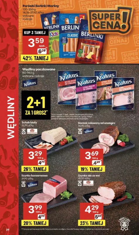Delikatesy Centrum - gazetka promocyjna Gazetka  do środy 08.10 - strona 29