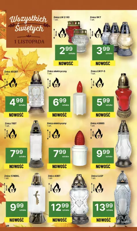 Delikatesy Centrum - gazetka promocyjna Gazetka  do środy 08.10 - strona 49