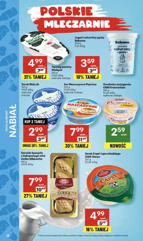 Delikatesy Centrum - gazetka promocyjna Gazetka  do środy 08.10 - strona 35