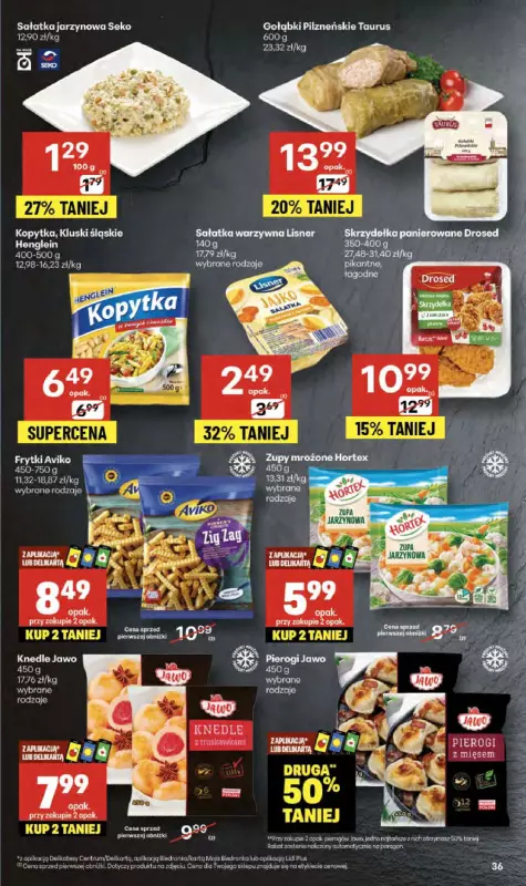 Delikatesy Centrum - gazetka promocyjna Gazetka  do środy 08.10 - strona 36