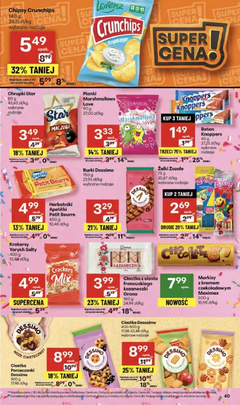 Delikatesy Centrum - gazetka promocyjna Gazetka  do środy 15.10 - strona 40