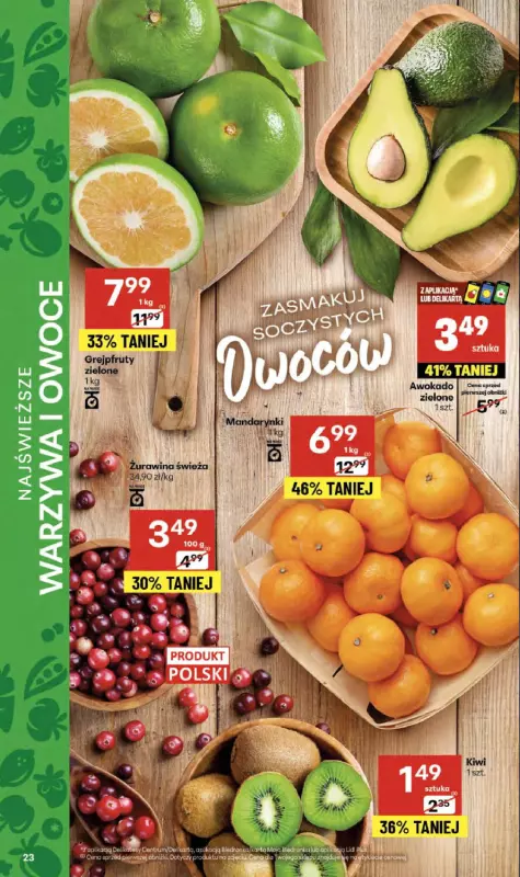 Delikatesy Centrum - gazetka promocyjna Gazetka  do środy 15.10 - strona 23