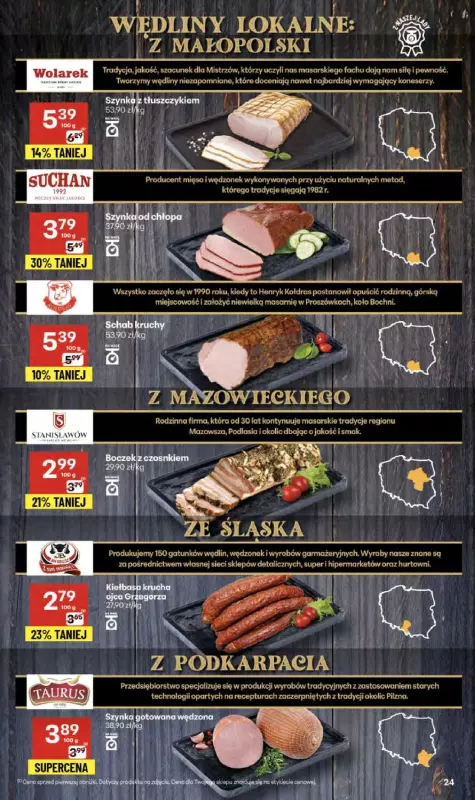 Delikatesy Centrum - gazetka promocyjna Gazetka  do środy 15.10 - strona 24