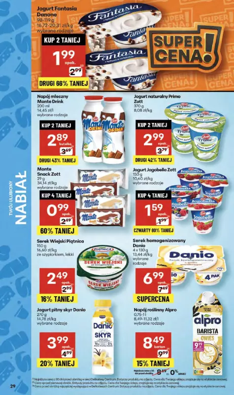 Delikatesy Centrum - gazetka promocyjna Gazetka  do środy 15.10 - strona 29