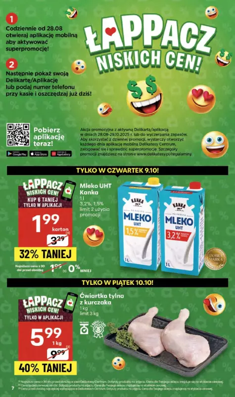 Delikatesy Centrum - gazetka promocyjna Gazetka  do środy 15.10 - strona 7