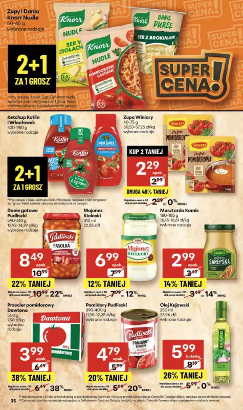Delikatesy Centrum - gazetka promocyjna Gazetka  do środy 15.10 - strona 35