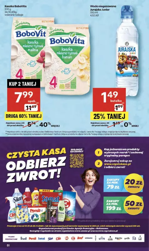 Delikatesy Centrum - gazetka promocyjna Gazetka  do środy 15.10 - strona 51
