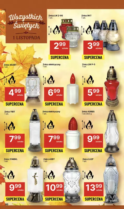 Delikatesy Centrum - gazetka promocyjna Gazetka  do środy 22.10 - strona 50