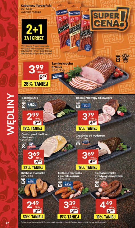 Delikatesy Centrum - gazetka promocyjna Gazetka  do środy 22.10 - strona 27