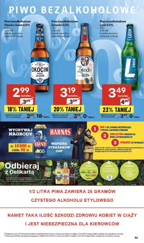 Delikatesy Centrum - gazetka promocyjna Gazetka  do środy 22.10 - strona 46