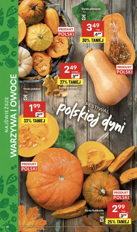 Delikatesy Centrum - gazetka promocyjna Gazetka  do środy 22.10 - strona 21