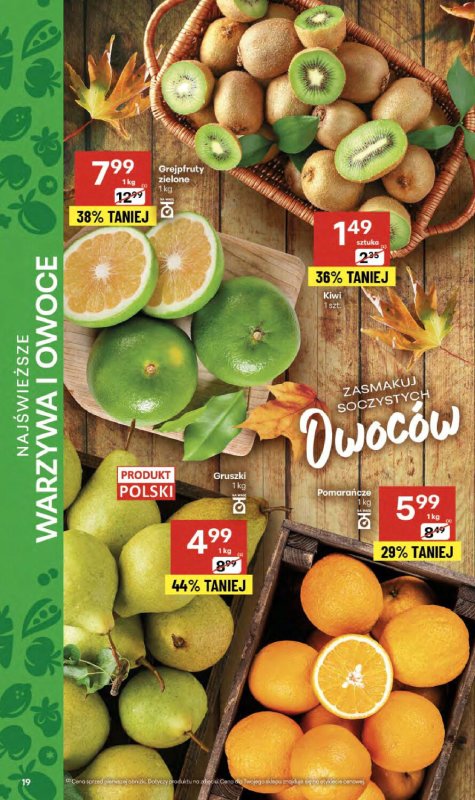 Delikatesy Centrum - gazetka promocyjna Gazetka  do środy 22.10 - strona 19