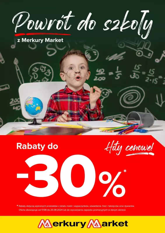 Merkury Market - gazetka promocyjna Gazetka Powrót do szkoły od soboty 17.08 do niedzieli 25.08