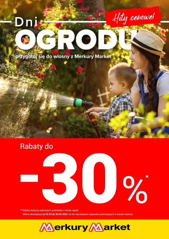 Merkury Market - gazetka promocyjna Gazetka Dni Ogrodu od soboty 22.03 do niedzieli 30.03