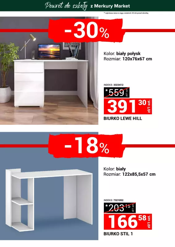 Merkury Market - gazetka promocyjna Gazetka Powrót do szkoły od soboty 23.08 do niedzieli 31.08 - strona 4