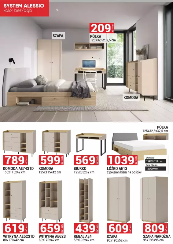 Merkury Market - gazetka promocyjna Gazetka Meble, wypoczynki, materace od poniedziałku 01.09 do wtorku 30.09 - strona 14