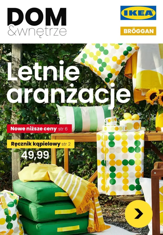 IKEA - gazetka promocyjna Dom i Wnętrze I Letnie aranżacje od 6,99 zł od piątku 17.05 do czwartku 23.05