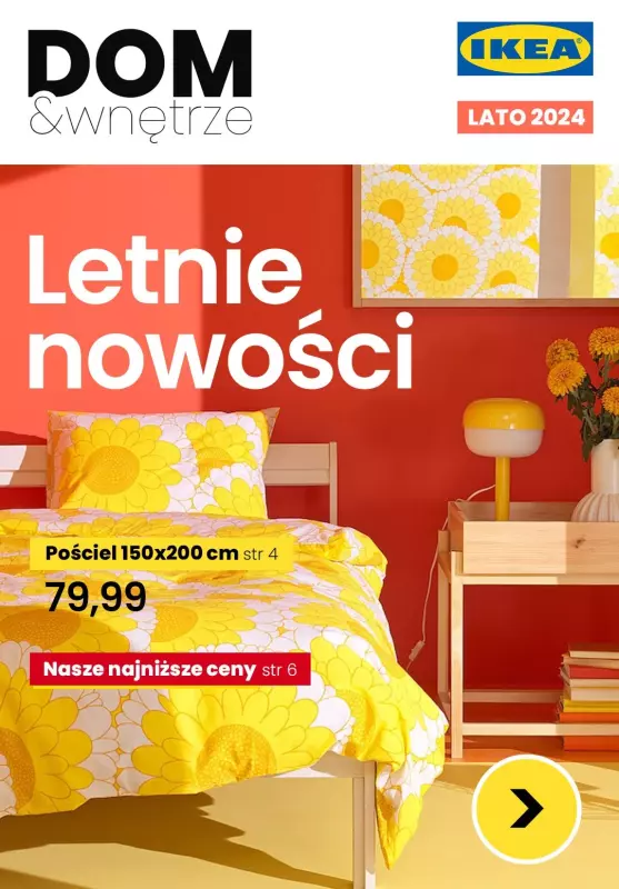 IKEA - gazetka promocyjna Dom i Wnętrze I Letnie nowości od 14,99 zł od piątku 07.06 do czwartku 13.06