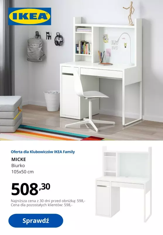 IKEA - gazetka promocyjna -15% na biurka  do poniedziałku 23.09 - strona 7