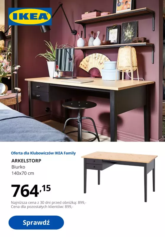 IKEA - gazetka promocyjna -15% na biurka  do poniedziałku 23.09 - strona 10