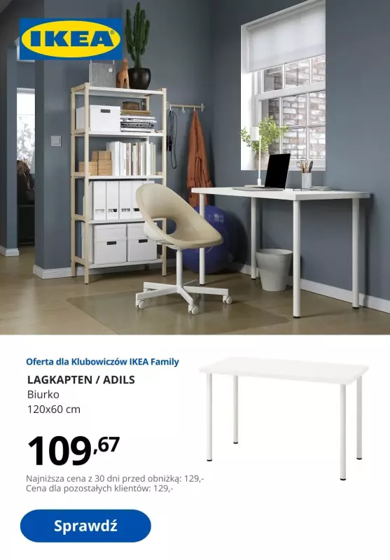 IKEA - gazetka promocyjna -15% na biurka  do poniedziałku 23.09 - strona 5