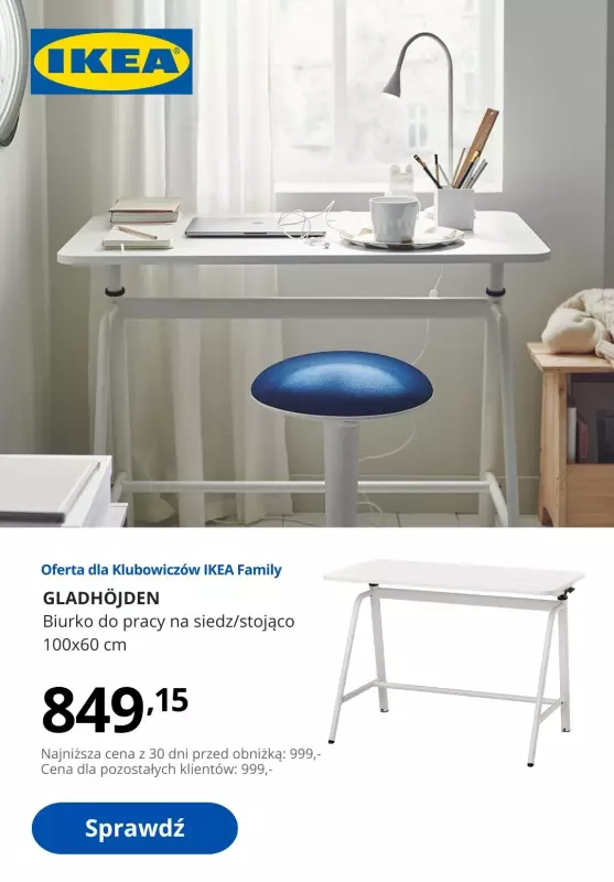 IKEA - gazetka promocyjna -15% na biurka  do poniedziałku 23.09 - strona 3