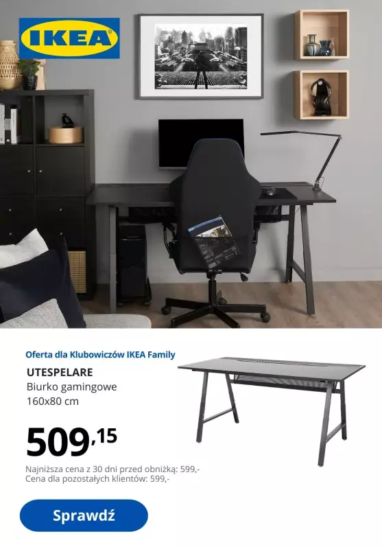 IKEA - gazetka promocyjna -15% na biurka  do poniedziałku 23.09 - strona 4