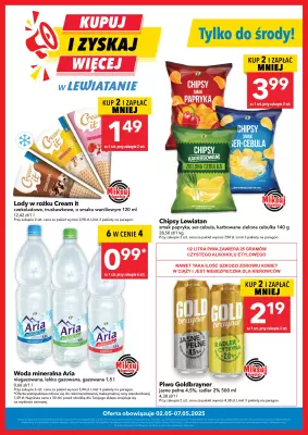 LEWIATAN - gazetka promocyjna Kupuj i zyskaj więcej  do środy 07.05