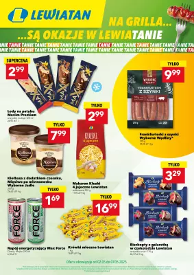 LEWIATAN - gazetka promocyjna Są okazje w Lewiatanie  do środy 07.05