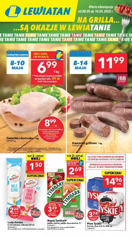 LEWIATAN - gazetka promocyjna Są okazje w Lewiatanie – woj. lubelskie od czwartku 08.05 do środy 14.05