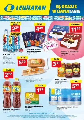LEWIATAN - gazetka promocyjna Są okazje w Lewiatanie  do środy 21.05